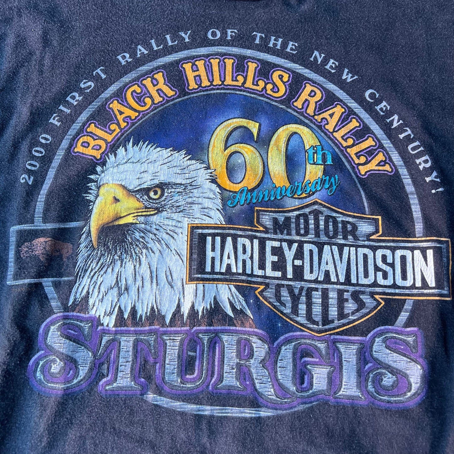 Vintage Harley Davidson Long Sleeve Sturgis 2000 2XL