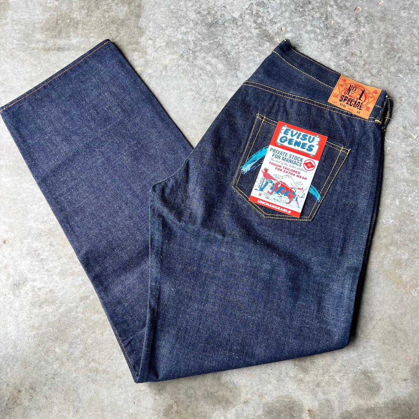 Vintage NOS Evisu Genes Jeans Size 40