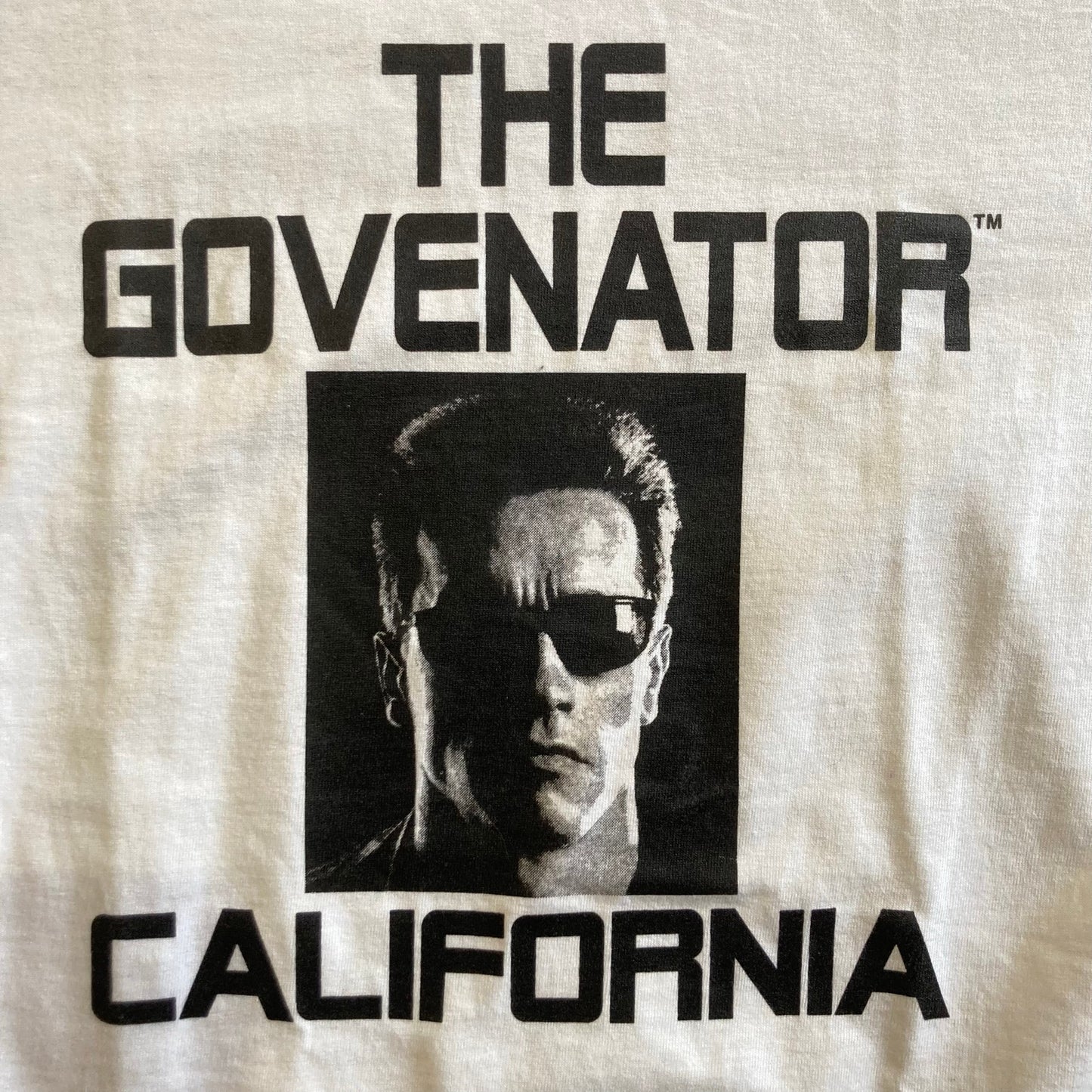 Vintage The Govenator Arnold Schwarzenegger Shirt Medium