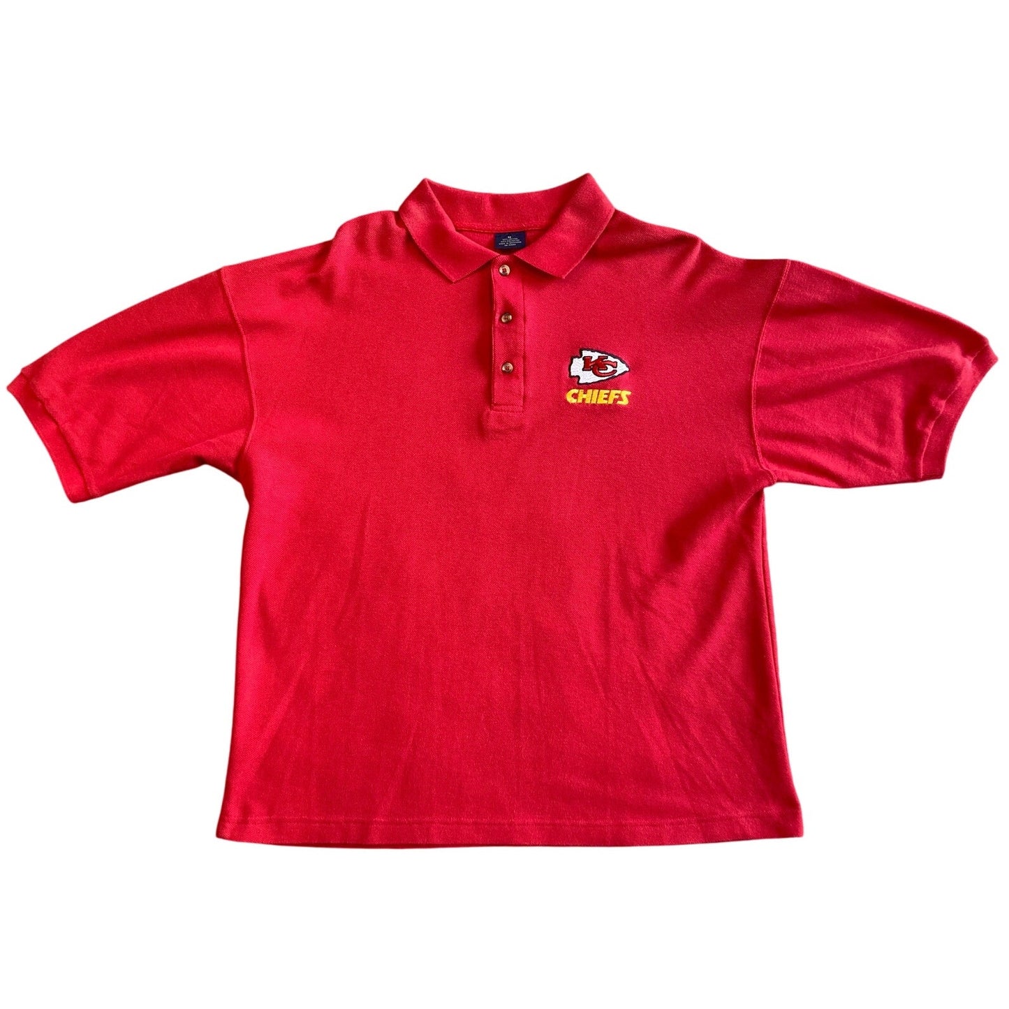 Vintage Kansas City Chiefs Polo Shirt Medium