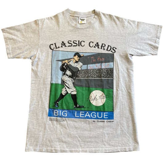 Vintage 1992 Babe Ruth Classic Cards T Shirt XL Rare