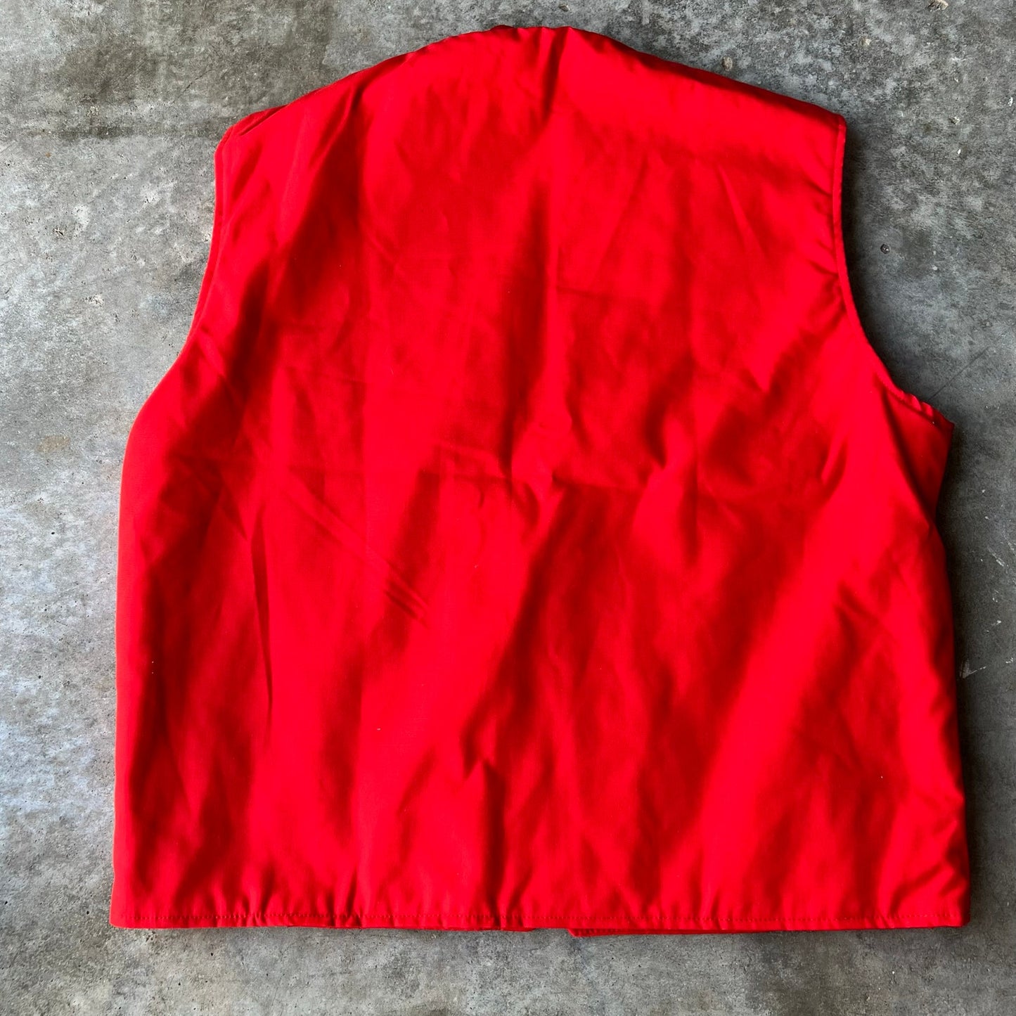 Vintage Coca Cola Riverside Vest Medium Red Made in USA