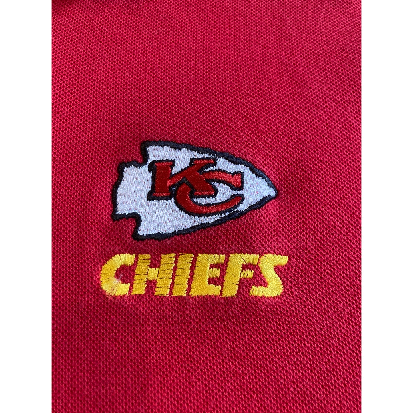 Vintage Kansas City Chiefs Polo Shirt Medium