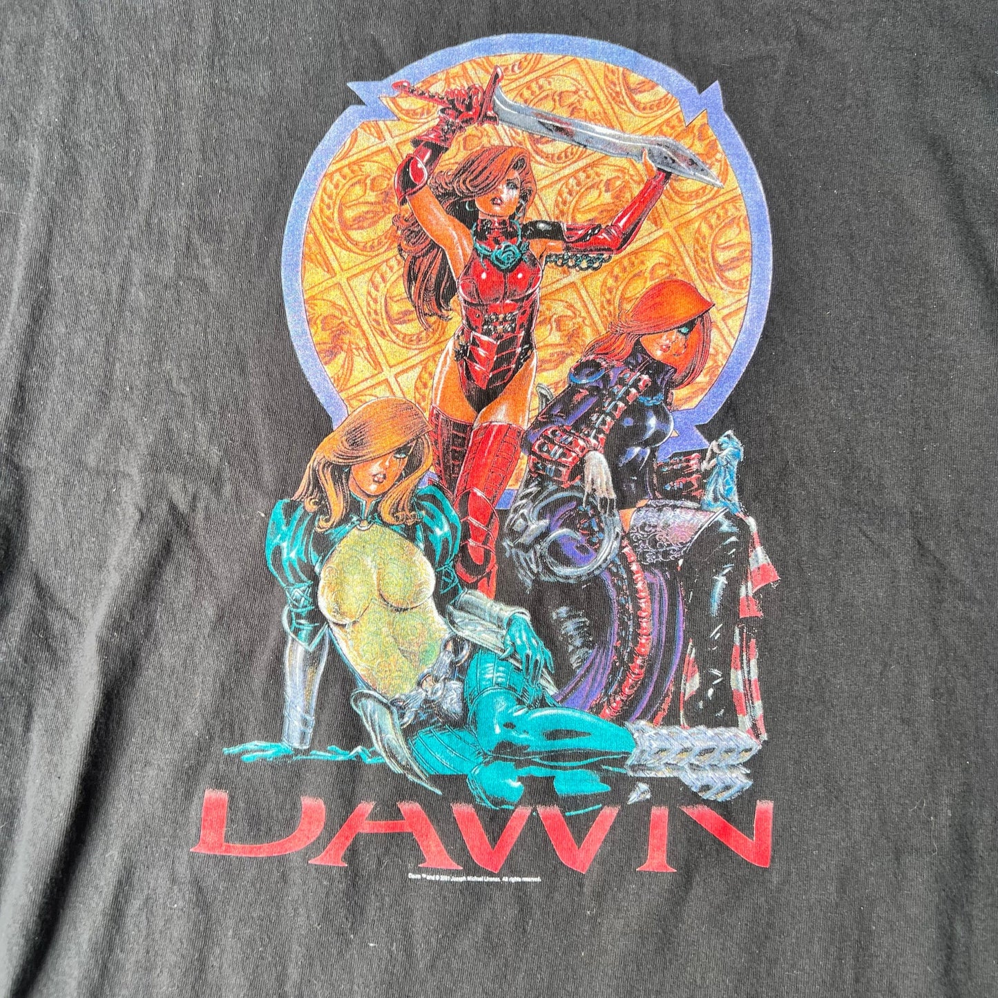 Vintage Dawn Comic T Shirt XXL 2001 old stock