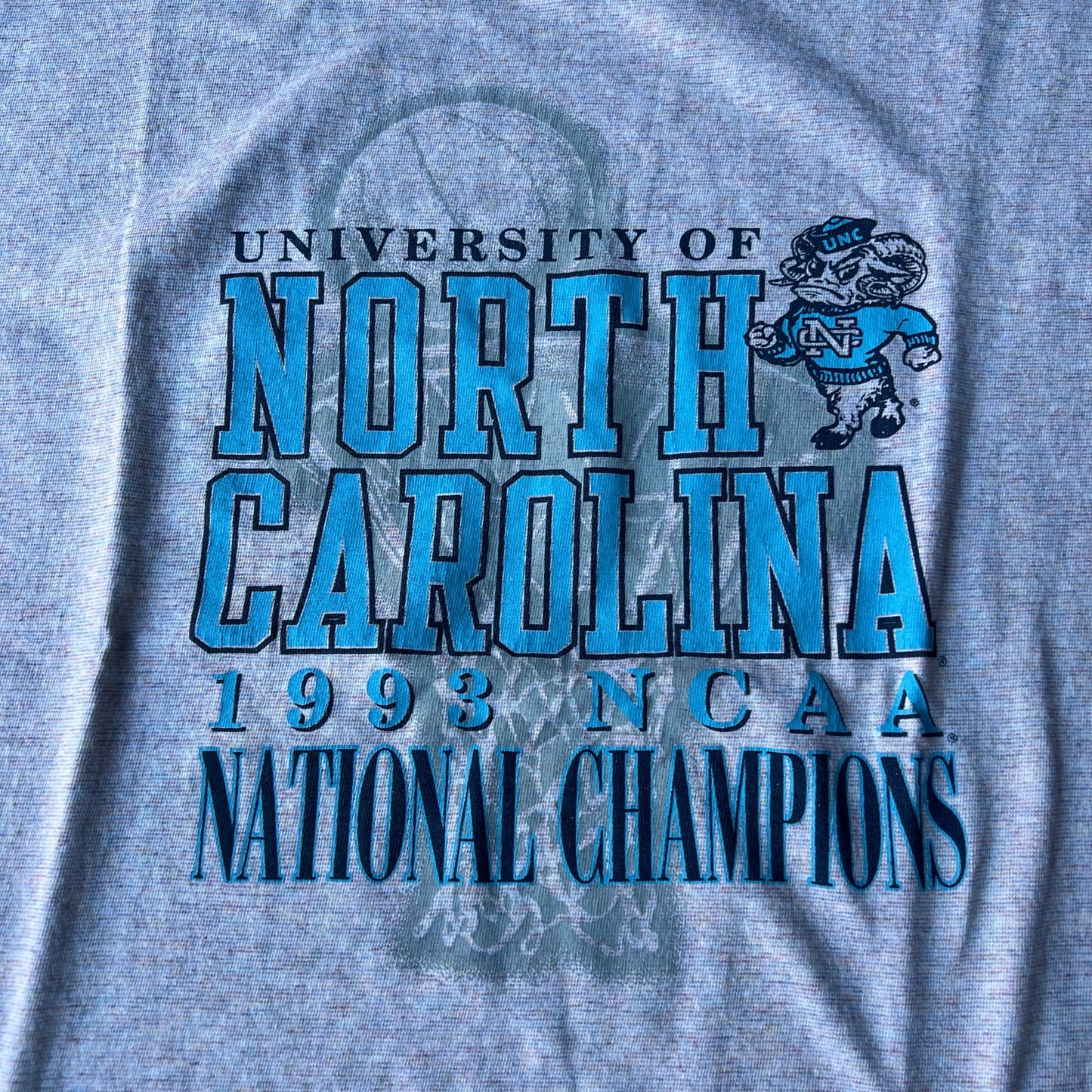 Vintage North Carolina UNC 1993 Championship T Shirt XL