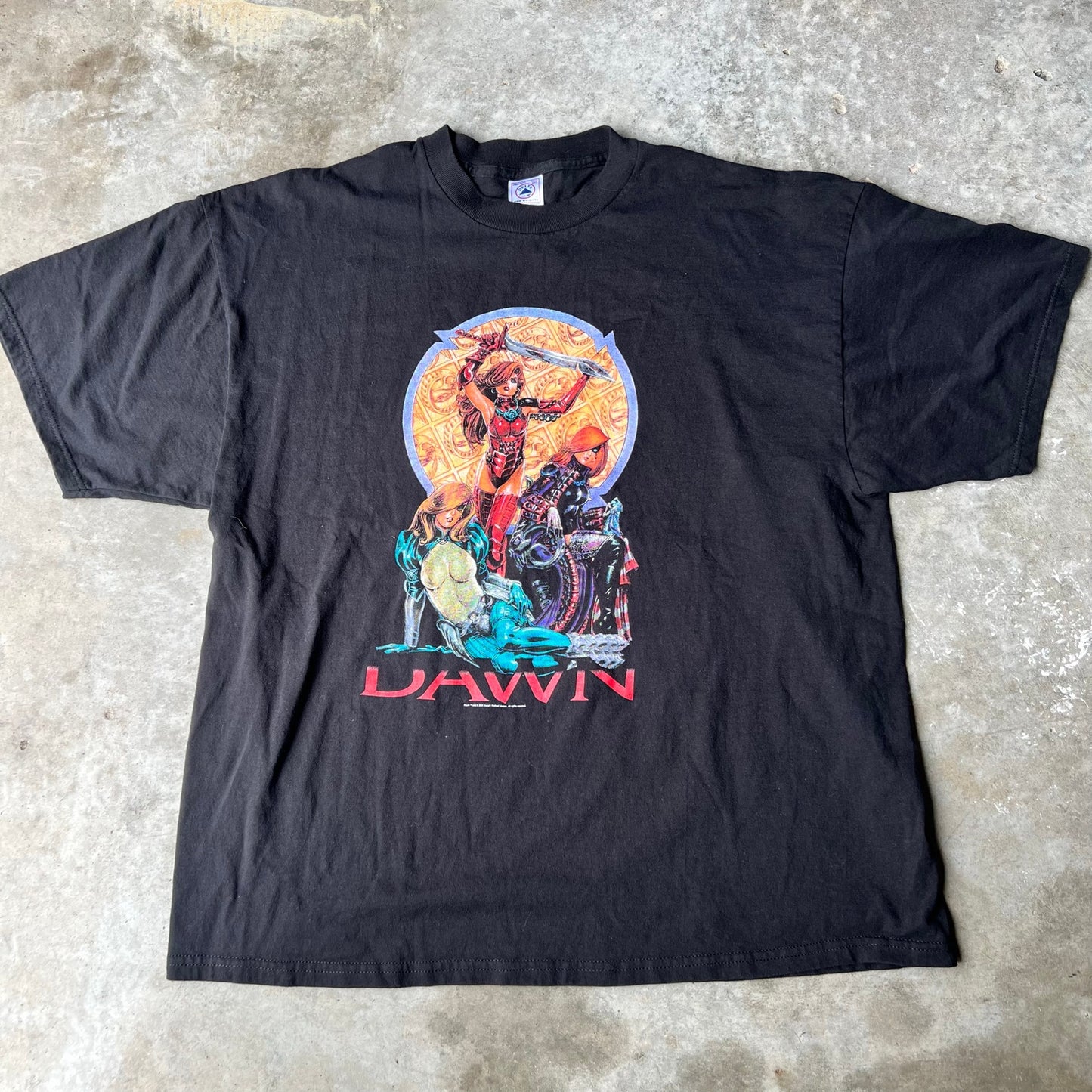 Vintage Dawn Comic T Shirt XXL 2001 old stock