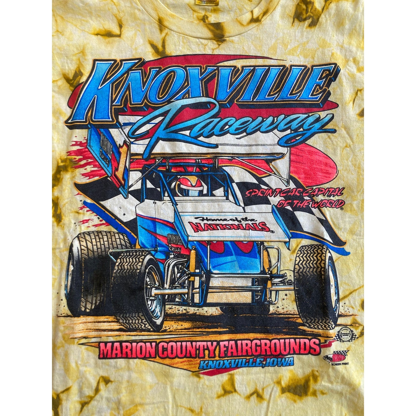 Vintage Knoxville Raceway Dirt Track T Shirt XL