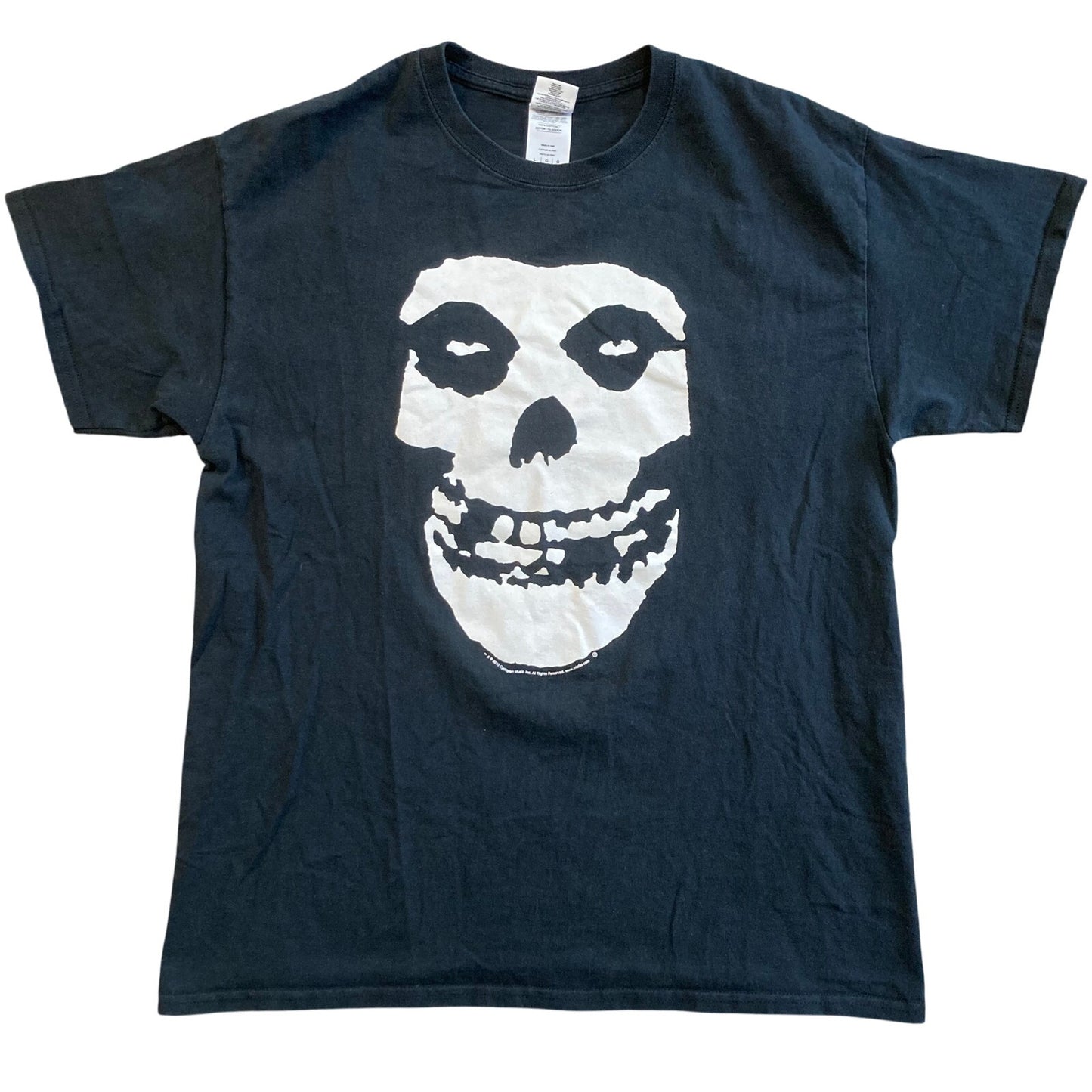 Y2K Misfits Skull T Shirt Large