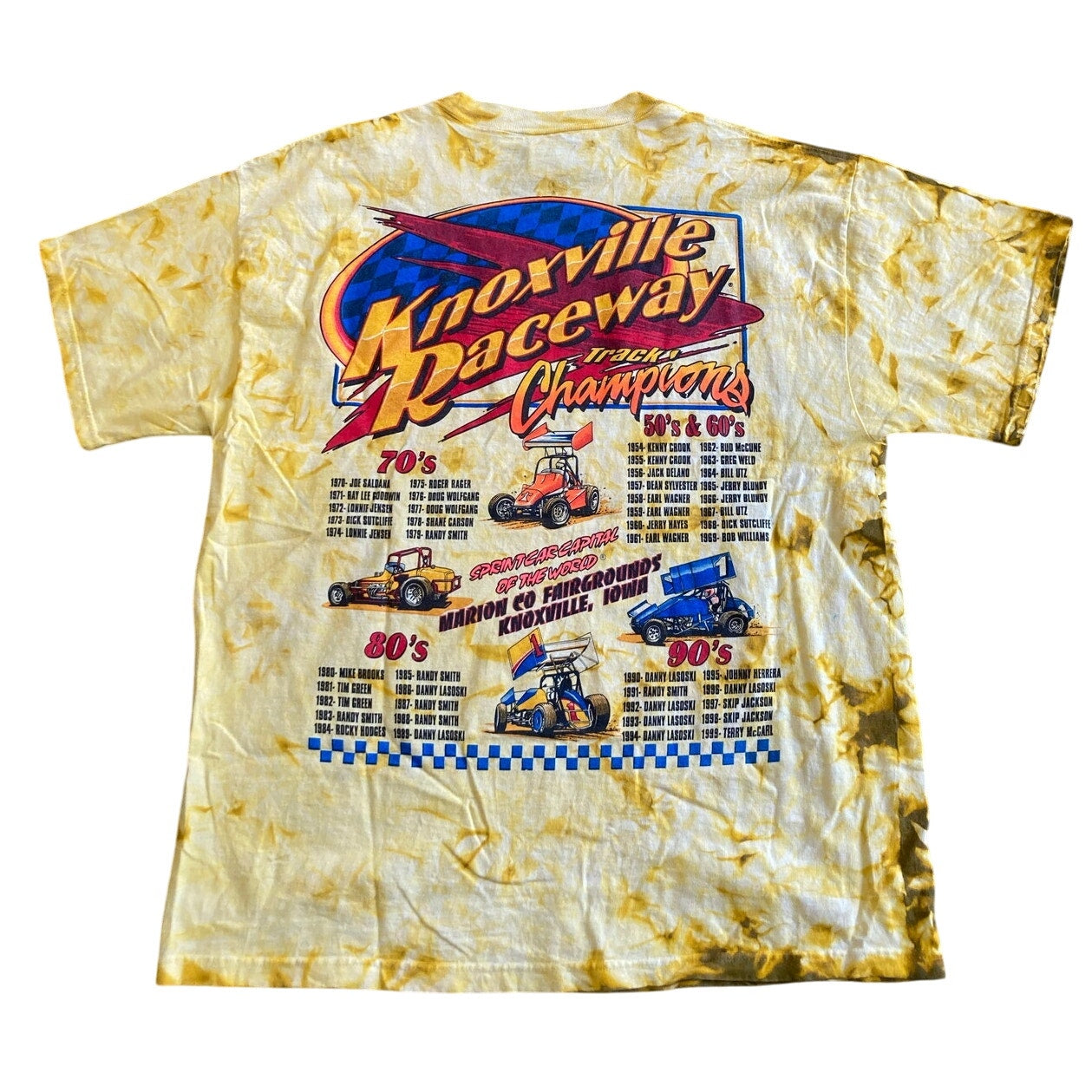 Vintage Knoxville Raceway Dirt Track T Shirt XL