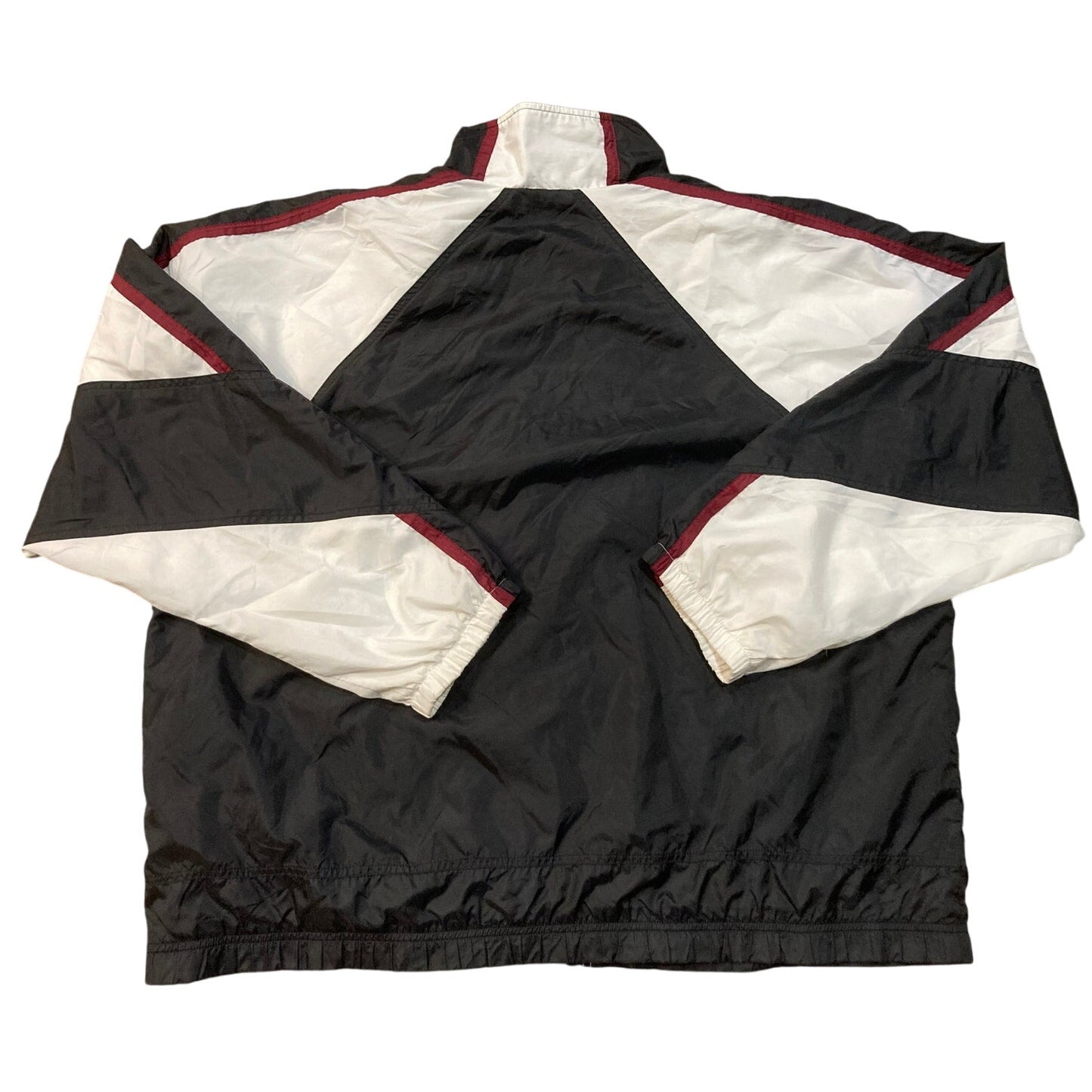 Vintage 90s Nike Windbreaker White Black Red XXL