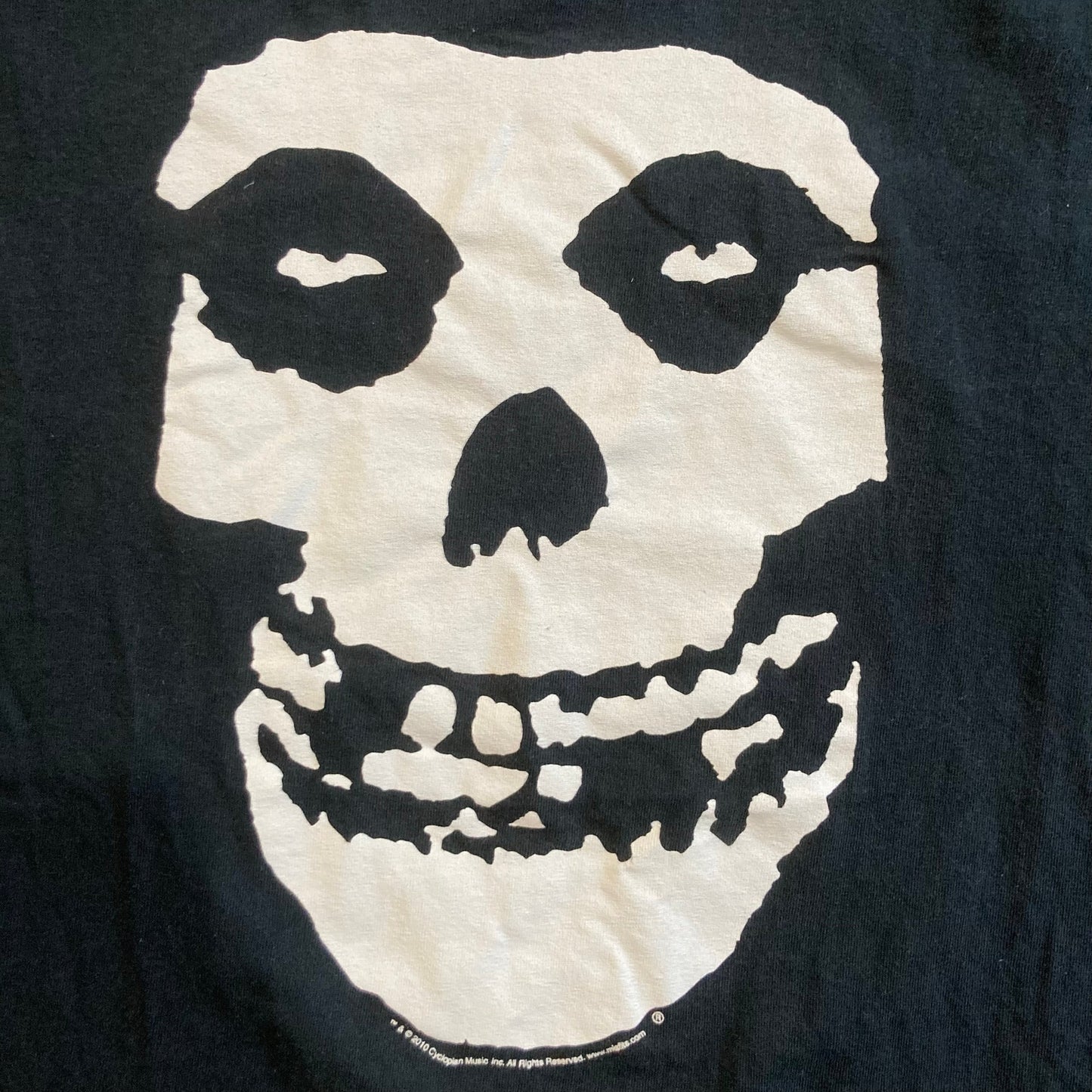 Y2K Misfits Skull T Shirt Large